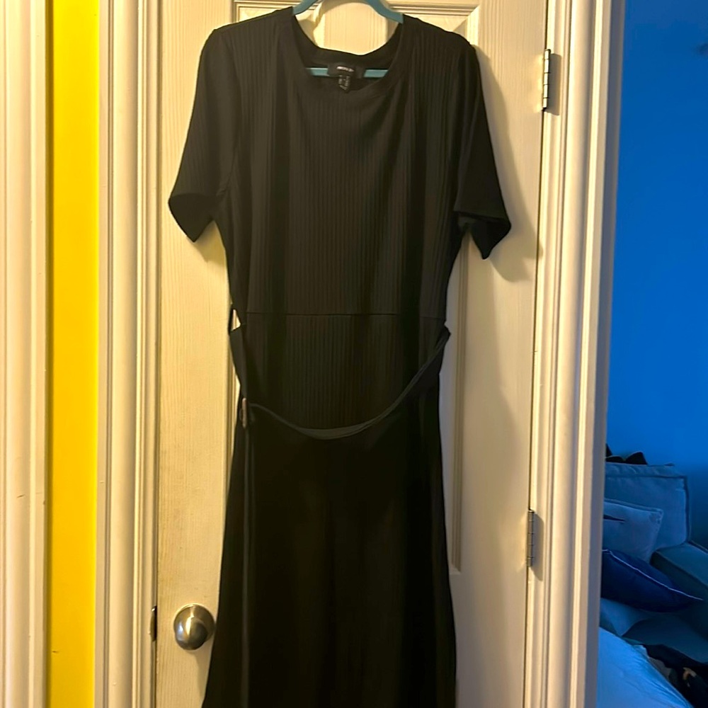 Forever 21 Casual ribbed black dress